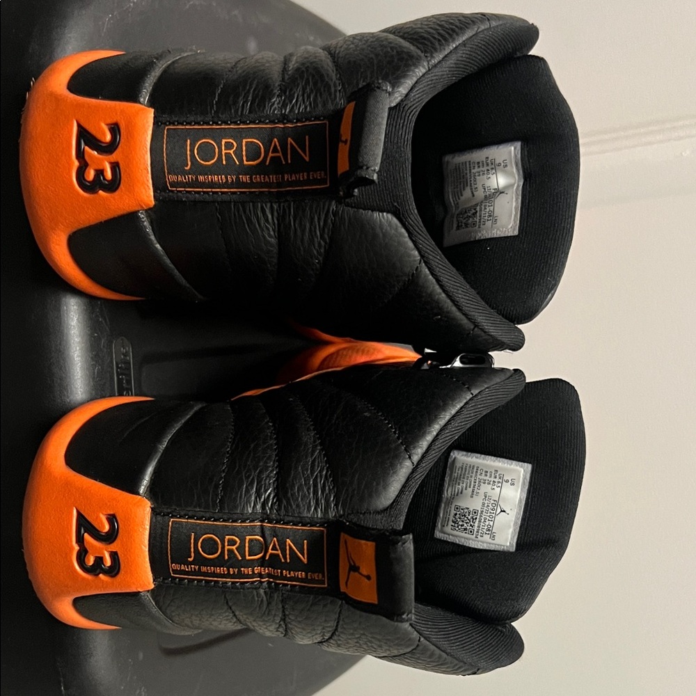 Jordan Retro Black and Orange High-Tops